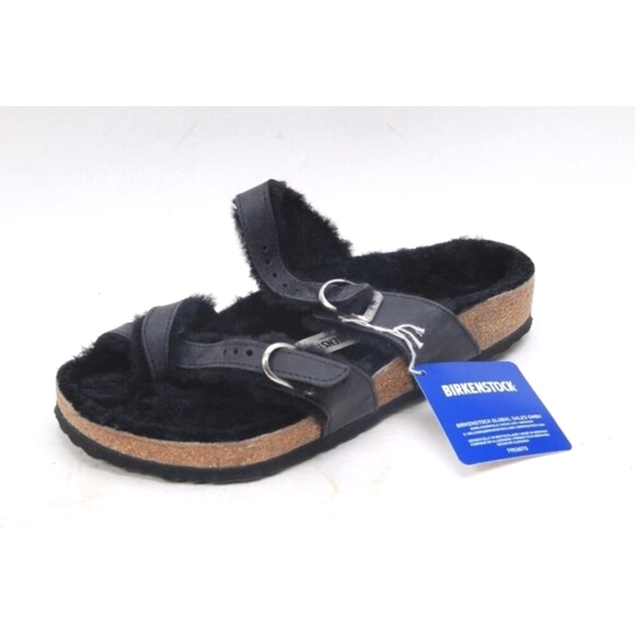 Birkenstock Shoes - New Birkenstock Mayari Shearling Sandals Shoes Nwt 38 Unisex Womens Us 7